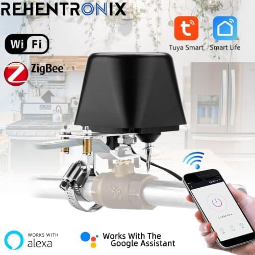 Tuya Smart Valve WiFi Zigbee 3.0 Water/Gas Valve Smart Life Smart Home Automation Control Work With Alexa Google Assistant