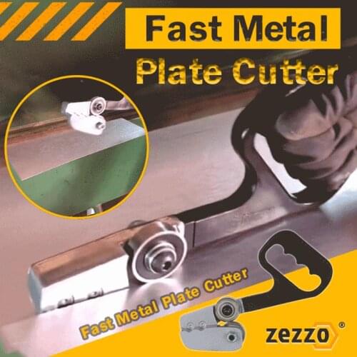 Zezzo® Fast Metal Plate Cutter Hand Drills Wood Saws Cutting Machine Non-Slip Handle Dual-purpose Wood And Metal Sheet Cutters