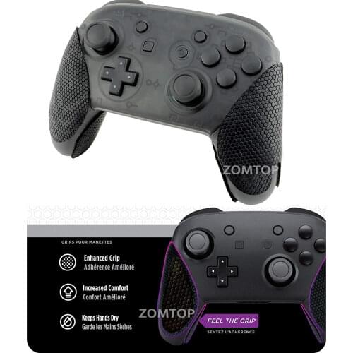 ZOMTOP for R Nintendo Switch Pro Controller Joystick Accessories Handle Anti-slip Cover Skin Case Performance Grips