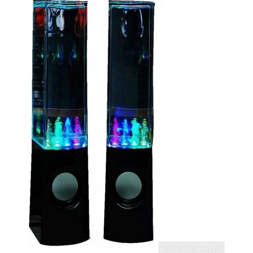 Computer Speakers For Laptop PC iPhone MP3 Phone Gadget Accessories LED Dancing Water Fountain Show Music Light