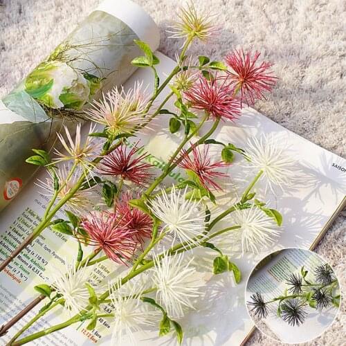 1PC Artificial Flower Bouquet Branch High Quality Babies Breath Fake Flowers Long Bouquet Home Wedding Decoration