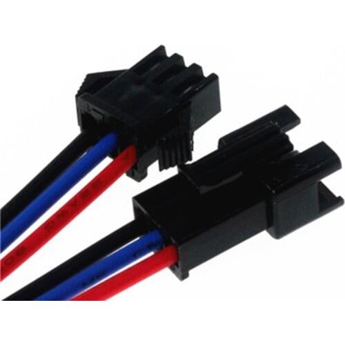 20CM/30CM/40CM JST SM 3 Pin Connector Plug Male To Female Connectors Cable Wires for LED Strips Lamp
