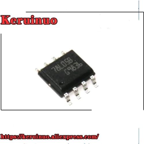500PCS/LOT L78L05BCD13TR 78L05B L78L05 SOP8 STM L78L Series 100 mA 5 V Three Terminal Positive Voltage Regulator - SOIC-8