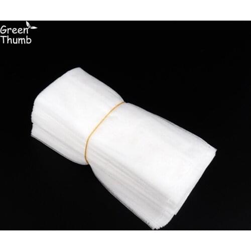 500pcs Green Thumb 14*16cm Non-Woven Fabric Nursery Bags Plant-Fiber Nursery Pot Seedling Planting Bags