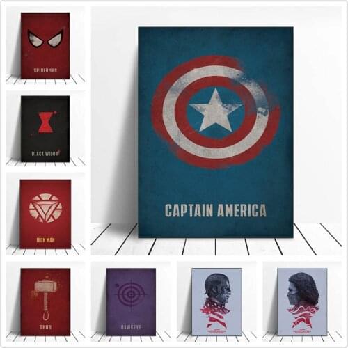 5D DIY Diamond Painting Marvel Avengers Superhero Captain America Diamond Embroidery Wall Art Pictures for Kids Room Decor