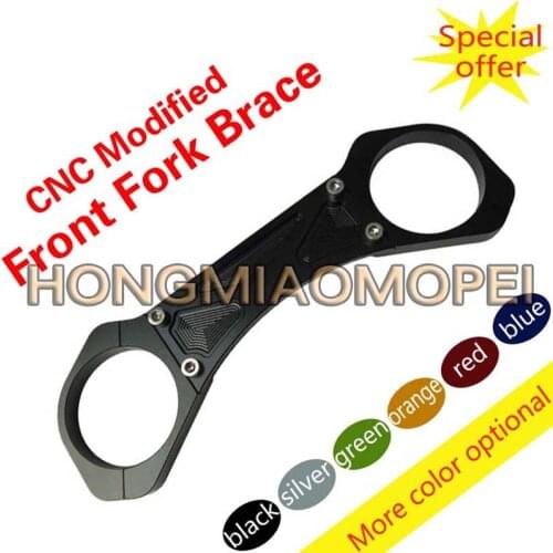 Black Motorcycle CNC BALANCE SHOCK FRONT FORK BRACE for YAMAHA XJR400 XJR1200 ZRX400 ZRX1100 ZRX1200 CB400 VTEV400 CB1300 02-08