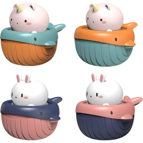 Baby Bath Toys Cartoon Animal Unicorn Tortoise Water Toy Infant Swim Wind-up Clockwork for Children Water Toys Gifts 0 12 Months