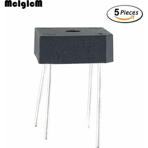 5PCS 10A 1000V diode bridge rectifier kbpc1010