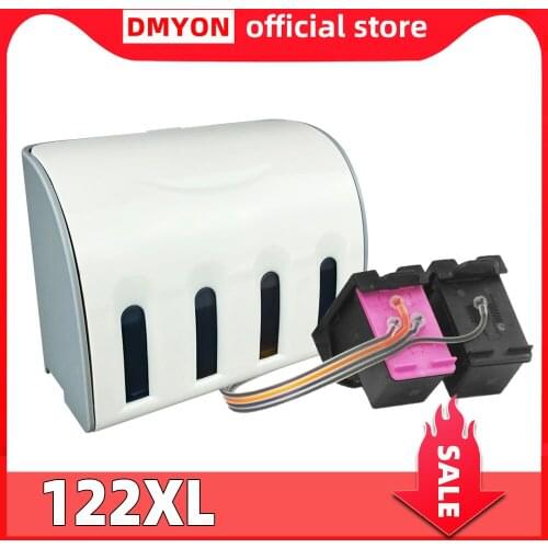 DMYON 122XL Compatible for Hp 4500 2547 2548 2549 Continuous Ink Supply System 2540 2541 2542 Ink Cartridge 2543 2544 2546