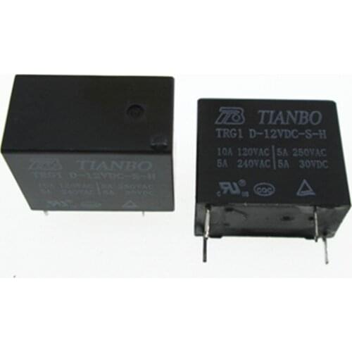 HOT NEW relay TRG1D-12VDC-S-H TRG1 D-12VDC-S-H TRG1D-12VDC TRG1 D-12VDC 12VDC DC12V 12V 5A 250VAC DIP4