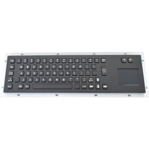 Stainless steel keyboard Black Touch the keyboards Industrial one keyboards weatherproof keypads IP65 keyboards