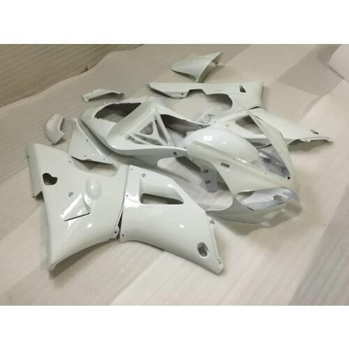 Custom Motorcycle Fairing kit for YAMAHA YZFR1 00 01 YZF R1 2000 2001 YZF1000 Complete white ABS Fairings set+7gifts YX02