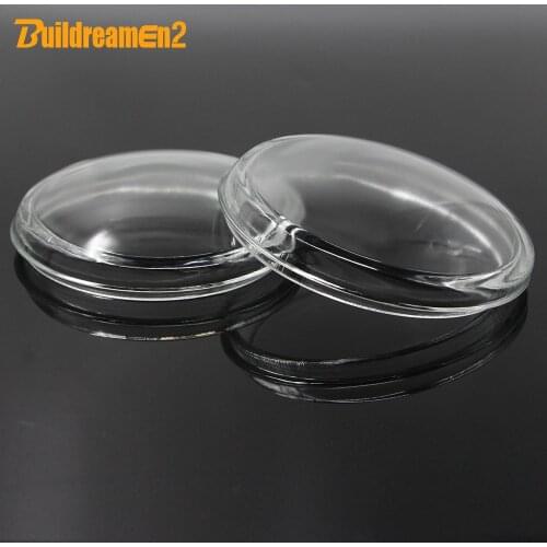 Buildreamen2 Car Front Fog Light Cover 90 x 100mm Transparent Glass Lens For Toyota Camry Urban Cruiser Aygo RAV4 RAV 4