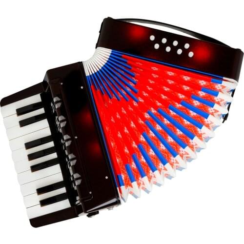 Small Accordion Kids Musical Instrument Rhythm Toy for Amateur Beginners