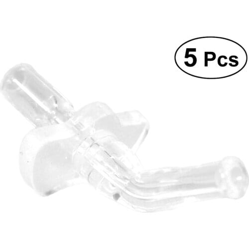 5 PCS Straw Tips Transparent Silicone Soft Reusable Drinking Straws Straw Accessory for Vacuum Flask Insulation Cup Water Bottle