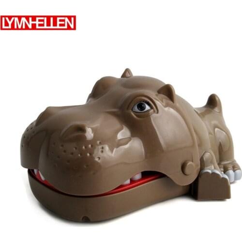 Cartoon Creative Large Hippopotamus Mouth Dentist Bite Finger Desktop Game Funny Gags Parent-child Friend Interaction Toys Gifts