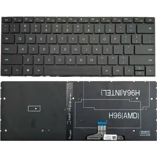 NEW US Keyboard for Huawei MateBook 13 WRT W29 WRT-W19 VLR W09 W19 laptop English keyboard with Backlit