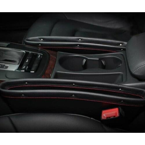 New 1pcs Car Seat Organizer Slit Gap Pocket Storage Box for Jaguar XF XFL XE XJ XJL F-Pace F pace fpace X761 XJ6 XKR XK8 X320