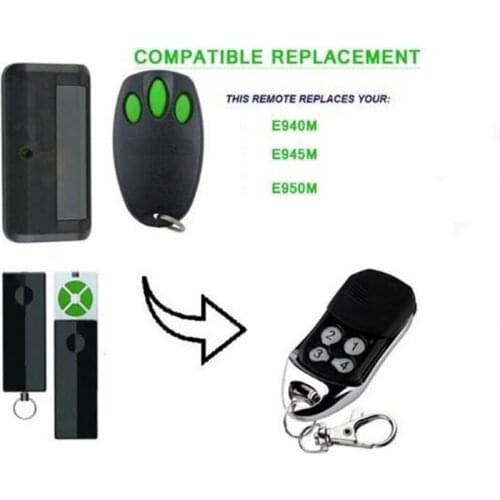 For E945 E950 garage door opener replacement remote control