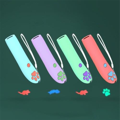 LED Cat Laser Toy Cats Laser Pointer Pen Kitten Paw Shape Scratching Tools
