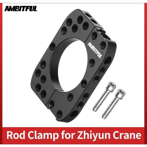 AMBITFUL Rod Clamp for Zhiyun Crane2/Crane v2 Camera Stabilizer to Rode Microphone LED Video Light Filmmaker Vlogging