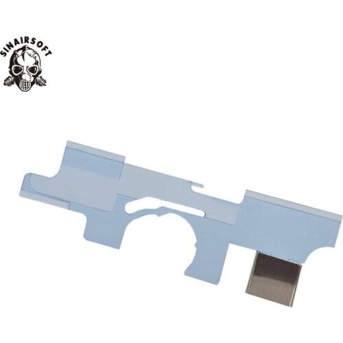 High Quality Transparent Anti-Heat Selector Plate Fit H&K B&T MP5 Series Airsoft AEG Gearbox Paintball Hunting Accessories
