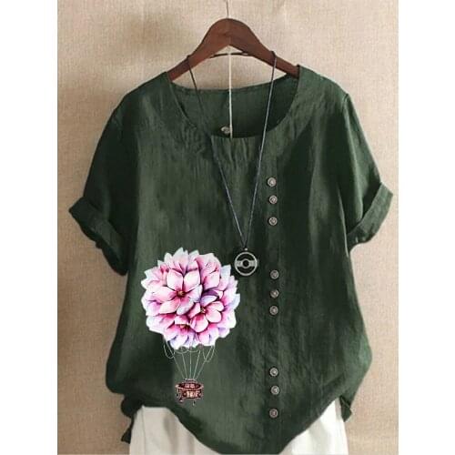 Women Summer Solid Color Short Sleeve T-shirt New Fashion Shirt Casual Loose Blouse Tops Plus Size