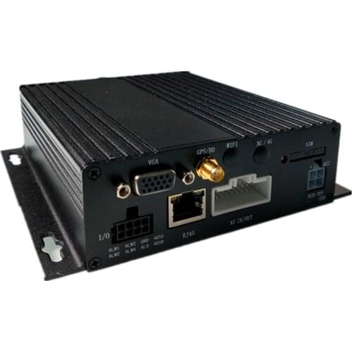 720P AHD Trailer Truck School Bus Taxi Vehicle Car SD Card Mobile DVR 4ch