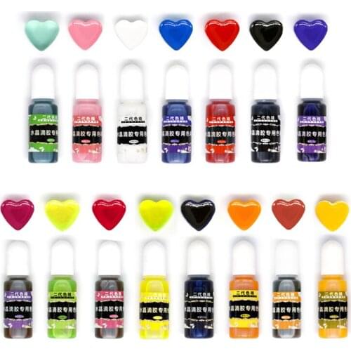 15 Colors Resin Pigment 10g Resin Dye Epoxy UV Resin Coloring Dye Colorant Pigment Mix Color DIY Craft Jewelry Making Tools