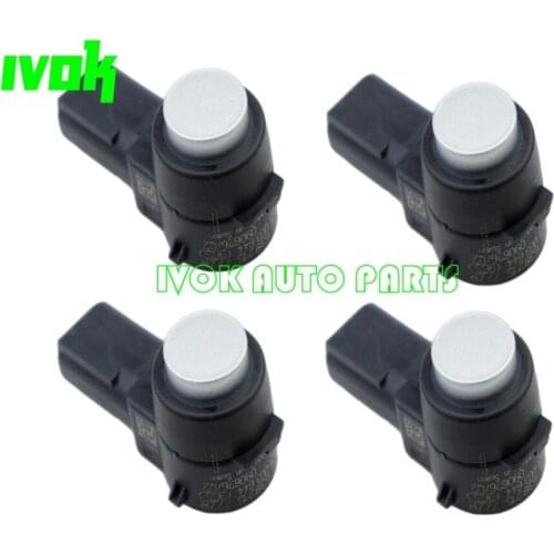 4Kits Parking Aid Sensors Parking Sensors Assistance For Citroen Berlingo Peugeot 308 407 9663821577ZR 0263003644 Silvery