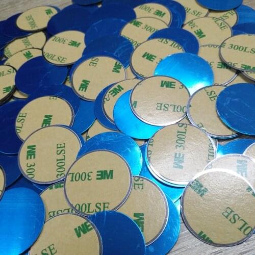 40x0.3mm Disk Iron Sheet 30x0.3mm Metal Plate for Magnet Mobile Phone Holder For Magnetic Car Phone Stand Holders with Glue