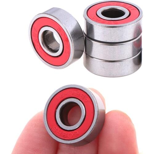 5Pcs Red ABEC-7 608RS Skateboard Roller Sealed Ball Bearings 8x22x7mm