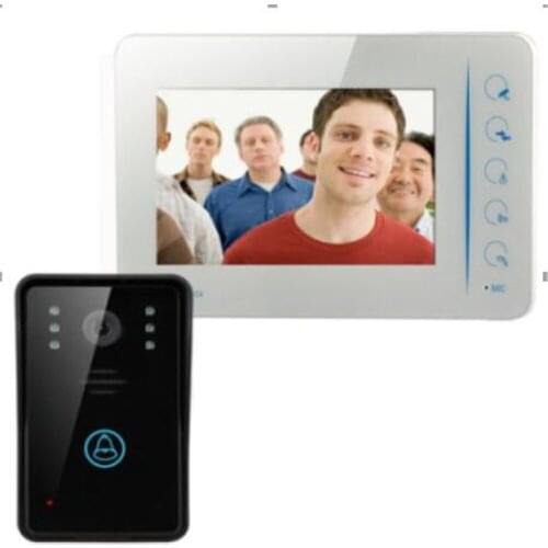 7 Inch Touch Keypad Intercom Video Door Phone IR Night Vision