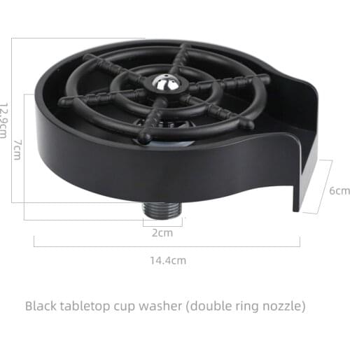 Automatic Cup Washer Faucet Glass Rinser For Kitchen Sink Scourer Washer Bar Glass Rinser Coffee Milk Bar Pitcher Wash Cup Tools