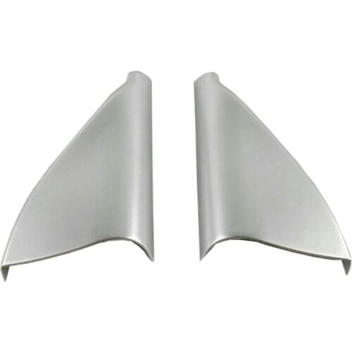 Car styling For Renault Kadjar 2016 ABS Matte Chrome Auto Front Door Window Interior Triangle Pillar Cover Inner A Pillar Trim
