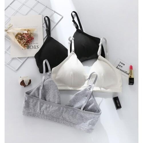 Seamless Triangle Cup Girl Bra Push-up Comfort Bralette For Women Soft Skin-Friendly Pad-Style Wrapped Underwear Lingerie