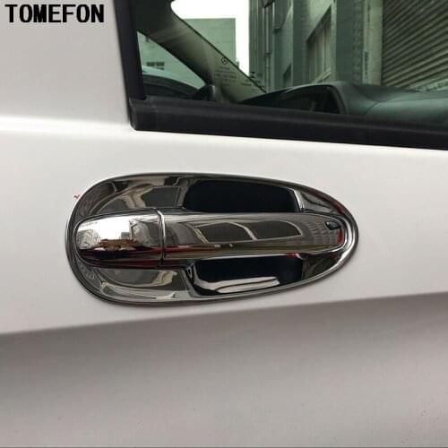 For Mercedes Benz Vito 2014-2016 2017 W447 Exterior 16PCS Door Handle Mouldings Chromed ABS