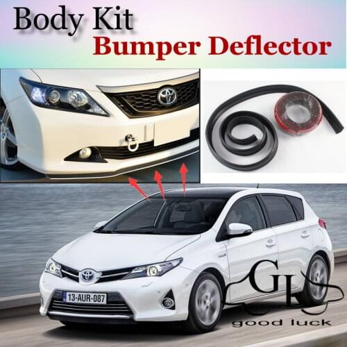 For TOYOTA Auris Corolla Hatchback For Scion iM Bumper Lip / Front Spoiler Scratch Proof Adhesive / Body Kit / Strip Skirt