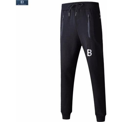EL BARCO 2018 New Cotton Men Joggers Pants Casual High Quality Black Male Sweatpants Blue Grey Skinny Trousers Long Pantalon