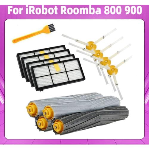 HEPA Filters Brushes Replacement Parts Kit for iRobot Roomba 980 990 900 896 886 870 865 866 800 Accessories Kit