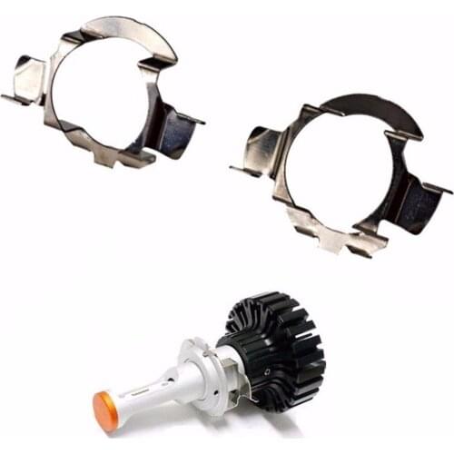 JX-LCLYL 2pcs H7 LED Headlight Bulb Holder Adapter For Va-uxhall B-M-W Au-di VW Be-nz