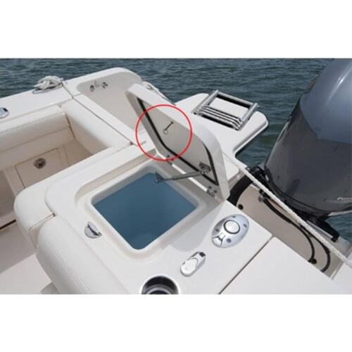 Stainless Steel Boat Ring Hatch Cover Pull Dia 32mm Strong Corrosion Resistance Handle Quick Pin Button for Boat Yacht Trailer