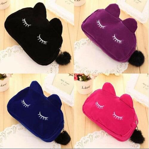 Beauty Cosmetic Makeup Bag Organizer Zipper Handbag Travel Toiletry Case Pouch