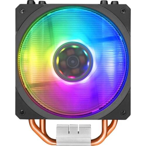 Cooler Master HYPER 212 COLORED EDITION CPU cooler, 4 heat pipes, PWM temperature control, 120mm silent fan, 115X/775 AMD AM4