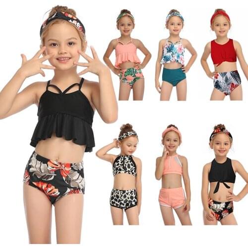 Girls Swimsuit 2021 New Fashion Children Swimsuit Toddler Girls Swimming Clothes Kid Girls Bathing suit Beach Wear 3-12 Years