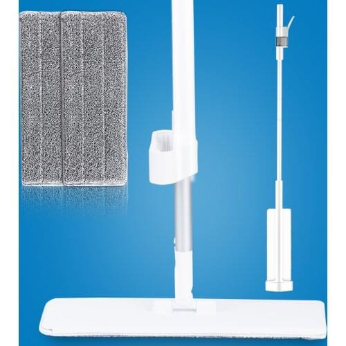 Easy Self Wringing Mop Lazy Flip Flat Mop 360 Spin Wet Dry Mopping with Reusable Replacement For Wooden Floors and Kitchens