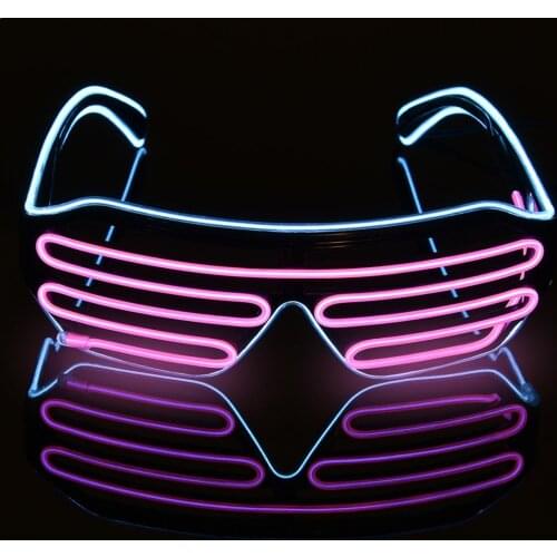 HOT 10 Colors LED Glasses Light Up Shades Flashing Luminous Rave Night Christmas Activities Wedding Birthday Party Decoration
