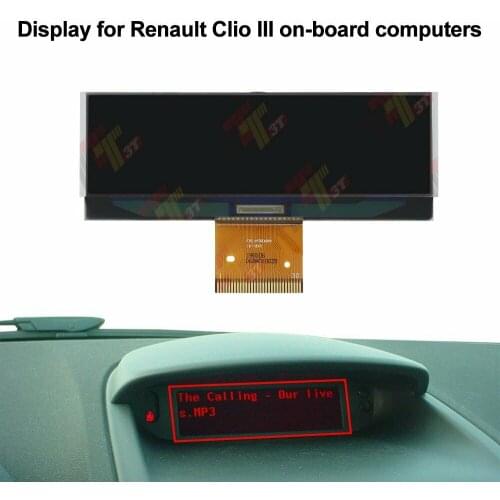 Centre Clock LCD Multifunction LCD Display for Renault Clio MK3 on-board computers 3231967
