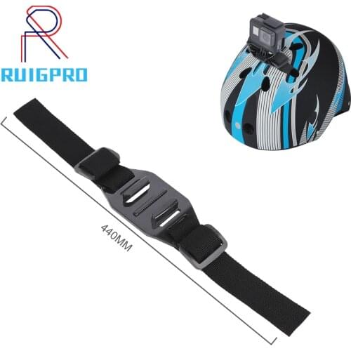 Adjustable Helmet Strap for GoPro Hero 9 8 7 5 6 4 Session SJCAM SJ4000 SJ 5000 Xiaomi Yi 4K h9 Go Pro Mount Cycling Accessory