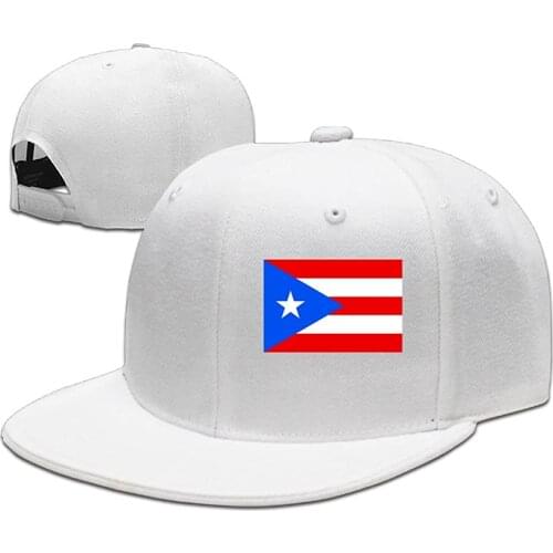 Visor Hat Flag Of Puerto RicoHip Hop Caps Costom Baseball Caps Fashion Grid Hat Adjustable Trucker Cap Bandanas Dad Hats